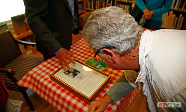 A number of artifacts were on view