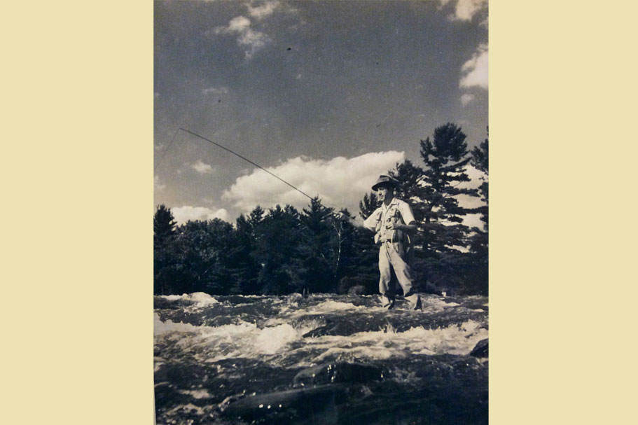 Dick Kahil fishing