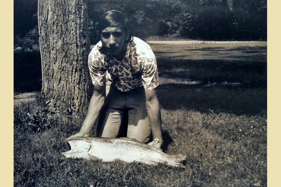 Jake with fish