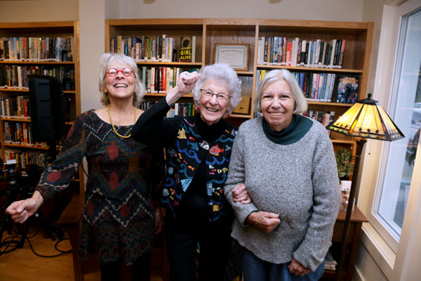 Joan with Jerry Bartlett Collection founders